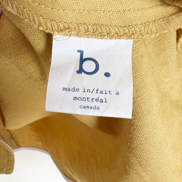 Atelier B. Linen Cotton A-Line Fit & Flare Mini Midi Sun Dress Summer Sundress - Picture 6 of 10